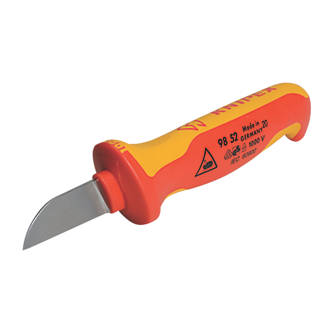 Image of Knipex 98 52 SB VDE Fixed Cable Knife 2" 