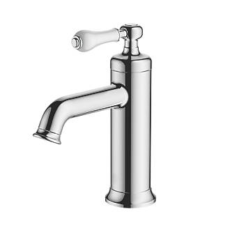 Image of Gala Basin Mono Mixer Tap with Clicker Waste Chrome 