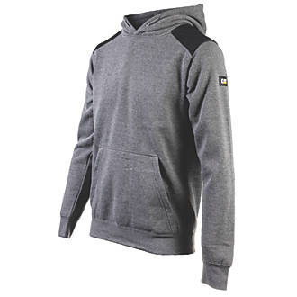 Image of CAT Essentials Hooded Sweatshirt Dark Heather Grey Medium 38-41" Chest 