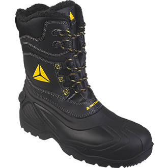 Image of Delta Plus Eskimo Metal Free Safety Boots Black / Yellow Size 7 