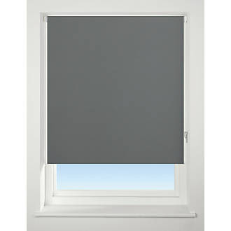 Image of Universal Polyester Roller Non-Blackout Blind Charcoal 1500mm x 1700mm Drop 