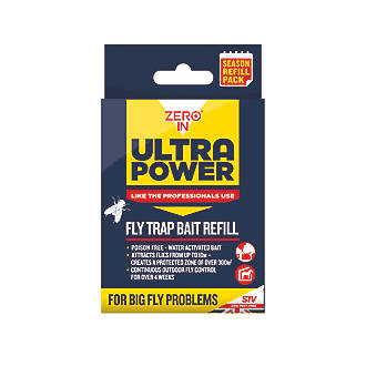 Image of Zero In Ultra Power Fly & Wasp Outdoor Trap Refills 8g 6 Pack 