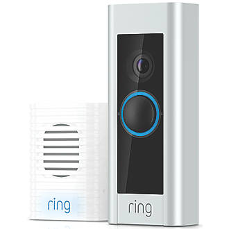 Image of Ring Pro Pro Video Doorbell Silver / Black 