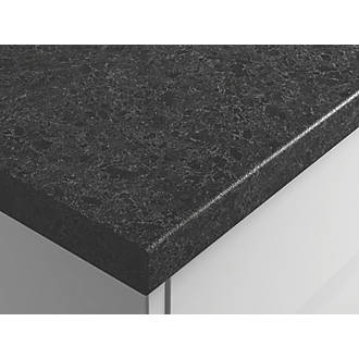 Image of Wilsonart Midnight Granite Laminate Worktop 3000mm x 600mm x 38mm 