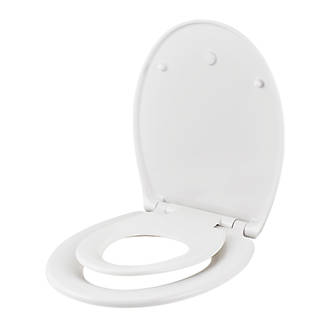 Image of Havel Soft-Close with Quick-Release Toilet Seat Duraplast White 