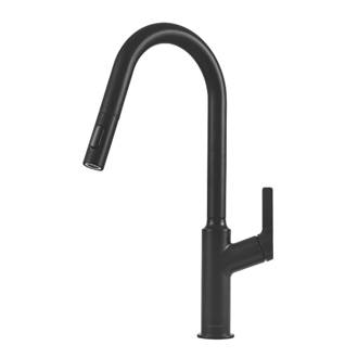 Image of Clearwater Karuma KAR20MB Single Lever Tap with Twin Spray Pull-Out Matt Black 