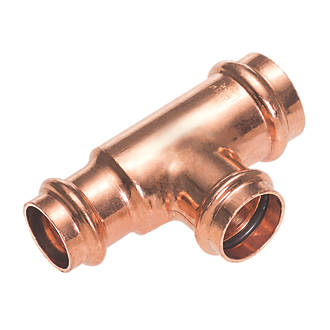 Image of Conex Banninger B Press Copper Press-Fit Reducing Tee 22mm x 15mm x 15mm 10 Pack 