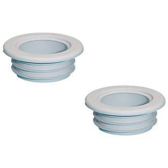 Image of PipeSnug 40mm Cover White 2 Pack 