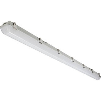 Image of Knightsbridge Torlan Single 6ft Maintained or Non-Maintained Switchable Emergency LED Batten with Self Test Emergency Function 30/60W 4750 - 8660lm 