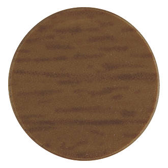 Image of Timco Screw Caps Natural Walnut 13mm 112 Pack 