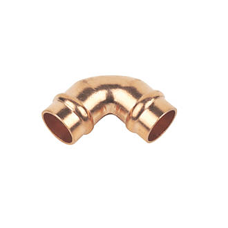 Image of Flomasta Solder Ring Equal 90Â° Elbows 10mm 2 Pack 