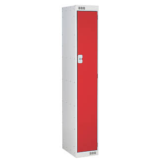 Image of M12511GURD00 Security Locker 1-Door Red 
