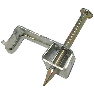 Image of LAP Fire Rated Cable Clips 4-6mmÂ² Silver 100 Pack 