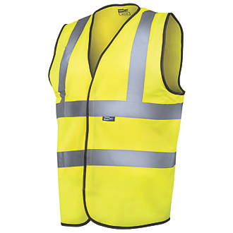 Image of Tough Grit High Visibility Vest Yellow XX Large 56" Chest 