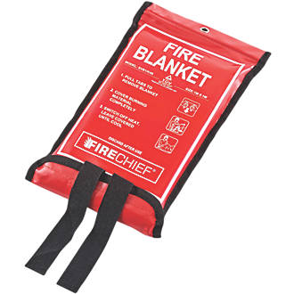 Image of Firechief Fire Blanket with Soft Case 1m x 1m 