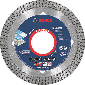 Image of Bosch Expert Masonry Diamond Cutting Disc 85mm x 22.23mm 