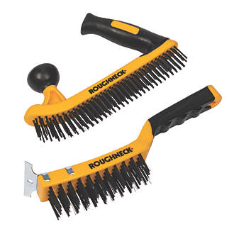 Image of Roughneck Wire Brush Set 2 Pack 