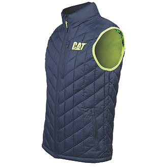 Image of CAT Insulated Body Warmer Detroit Blue Large 42-44" Chest 