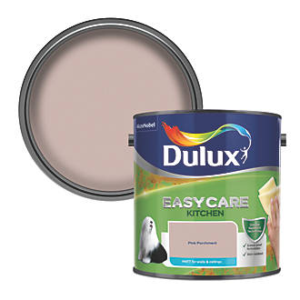 Image of Dulux Easycare Kitchen Paint Pink Parchment 2.5Ltr 