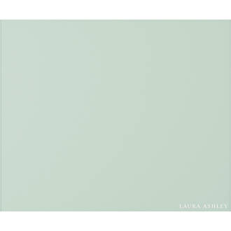 Image of Laura Ashley Eau de Nil Green Self-Adhesive Glass Kitchen Splashback 900mm x 750mm x 6mm 