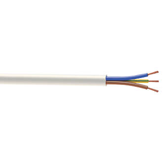 Image of Time 3093Y White 3-Core 2.5mmÂ² Flexible Cable 10m Coil 