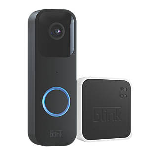 Image of Blink Smart Video Wireless Doorbell with Sync Module 2 Black 