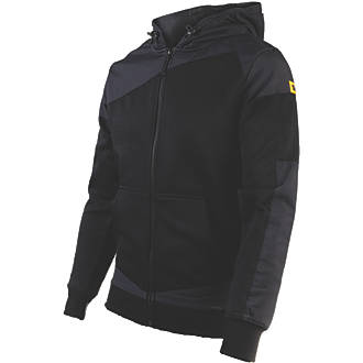 Image of CAT Trade Hooded Sweatshirt Black X Large 46-49" Chest 