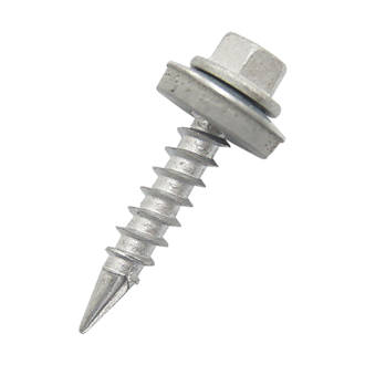 Image of Easydrive Flange Self-Drilling Timber Roofing Double Slash Point Screws 6.3mm x 32mm 100 Pack 