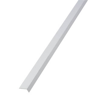 Image of Rothley White Plastic Angle 1000mm x 10mm x 20mm 