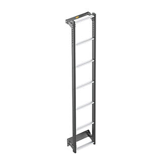 Image of Van Guard VGL7-06 Vauxhall Movano 2010 - 2021 7-Treads ULTI Ladder Rear Door Ladder for H2 1860mm 