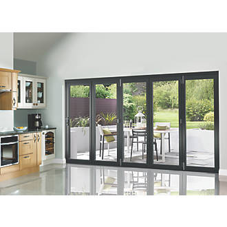 Image of JCI Limited Bi-Fold Patio Door Set Anthracite Grey 3590 x 2090mm 