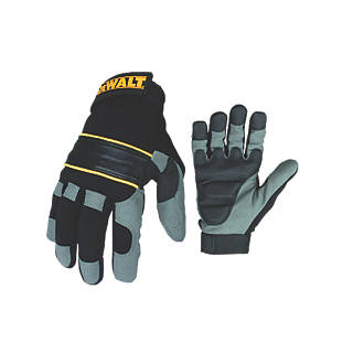 Image of DeWalt DPG33L Performance Power Tool Gloves Black / Grey Large 