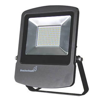 Image of Brackenheath Rex LED Industrial Floodlight & Photocell Black 100W Cool White 