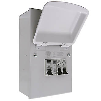 Image of MK Sentry 4-Module 2-Way Populated High Integrity RCD Incomer Consumer Unit 
