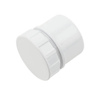 Image of FloPlast Solvent Weld Access Plug White 50mm 