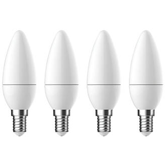 Image of LAP DFRNCL2GDB SES Candle LED Light Bulb 250lm 2.2W 4 Pack 