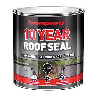 Image of Thompsons 10 Year Roof Seal Black 4Ltr 