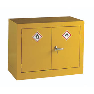 Image of Hazardous Substance Cabinet Yellow 915mm x 457mm x 711mm 