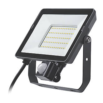 Image of Philips ProjectLine Outdoor LED Floodlight With PIR Sensor Black 50W 4750lm 