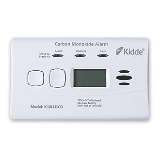 Image of Kidde K10LLDCO Battery Standalone 10-Year CO Alarm with Display 