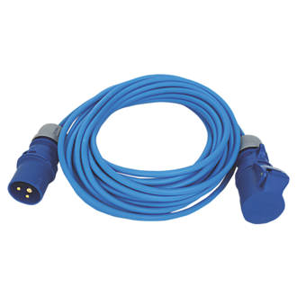 Image of Carroll & Meynell 230-240V Extension Lead Blue 2.5mm x 14m 