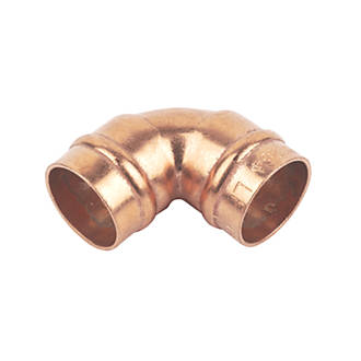 Image of Flomasta Solder Ring Equal 90Â° Elbows 15mm 10 Pack 