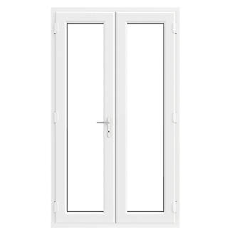 Image of Crystal White uPVC French Door Set 2090mm x 1190mm 