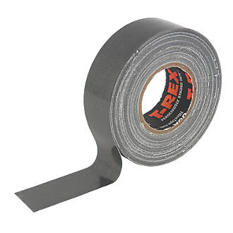 Image of T-Rex Mighty Roll Premium Duct Tape Graphite Grey 9.14m x 25mm 