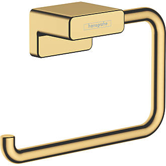 Image of Hansgrohe AddStoris Toilet Roll Holder Polished Gold Optic 