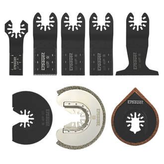 Image of Erbauer MLT47582 Multi-Material Cutting Blade Set 8 Pcs 