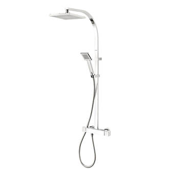 Image of Triton Muse Rear-Fed Exposed Chrome Thermostatic Bar Diverter Mixer Shower 
