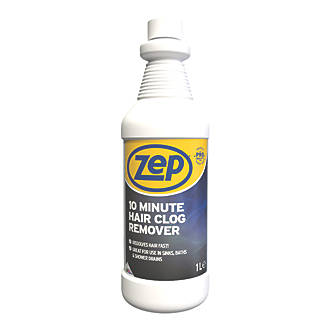 Image of Zep 10-Minute Hair Clog Remover Drain Unblocker 1Ltr 