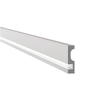 Image of NMC Skirting Board with LED Channel White 2m x 80mm x 20mm 6 Pack 