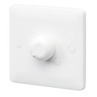 Image of MK Base 1-Gang 1-Way LED Dimmer Switch White 